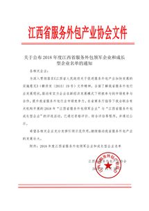 科睿特软件集团荣获2018年江西省服务外包领军企业称号 软件外包服务的本地标杆
